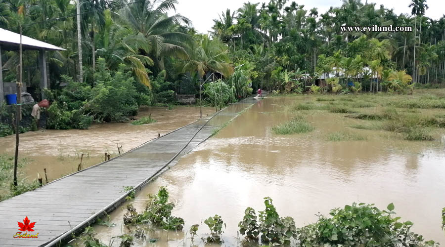 Water in village