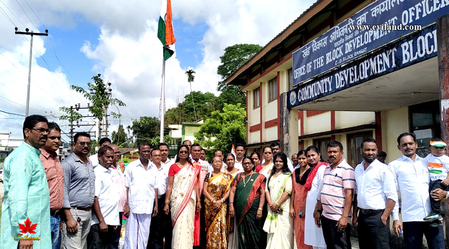 Flag Hosting at Panchayat Samiti Rangat