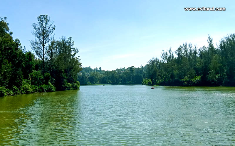 Ooty lake is also called as ooty boat house, It covers an area of 65 acres.