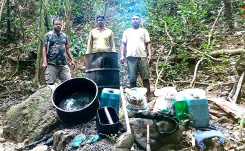 PS बिलिग्राउंड टीम ने बादामनल्लाह जंगल में अवैध शराब कारोबार का भंडाफोड़ किया PS-Billiground
