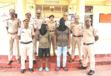 पुलिस थाना पहाड़गांव टीम ने 402.35 ग्राम मेथम्फेटामाइन जब्त कर पांच आरोपियों को गिरफ्तार किया Pahargaon Police