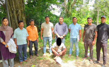 रंगत पुलिस की त्वरित कार्रवाई से अवैध गांजा जब्त कर गिरफ्तारी की गई PS Rangat