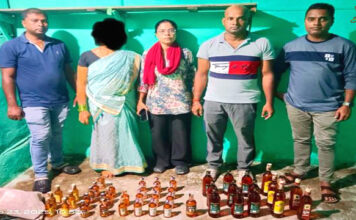 मायाबंदर में अवैध शराब व्यापार का भंडाफोड़ PS Mayabunder