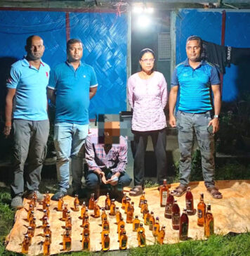 SDPO डिगलीपुर आबकारी टीम ने सतर्क और अथक प्रयासों से अवैध व्यापार नेटवर्क को ध्वस्त किया! PS Diglipur