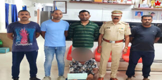 рд░рдВрдЧрдд рдкреБрд▓рд┐рд╕ рдиреЗ рдЖрдзреА рд░рд╛рдд рдХреЛ рдЧрд╢реНрдд рдХреЗ рджреМрд░рд╛рди рдПрдХ рд╡реНрдпрдХреНрддрд┐ рдХреЛ рдЧрд╛рдВрдЬрд╛ рдХреЗ рд╕рд╛рде рдкрдХрдбрд╝рд╛