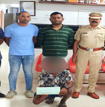 рд░рдВрдЧрдд рдкреБрд▓рд┐рд╕ рдиреЗ рдЖрдзреА рд░рд╛рдд рдХреЛ рдЧрд╢реНрдд рдХреЗ рджреМрд░рд╛рди рдПрдХ рд╡реНрдпрдХреНрддрд┐ рдХреЛ рдЧрд╛рдВрдЬрд╛ рдХреЗ рд╕рд╛рде рдкрдХрдбрд╝рд╛