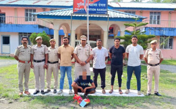 रंगत पुलिस की त्वरित कार्रवाई से अवैध गांजा जब्त किया गया और गिरफ्तारी हुई। Rangat Police
