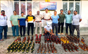 स्विफ्ट पुलिस कार्रवाई ने बिलिग्राउंड मार्केट में अवैध शराब के भंडारण को नाकाम किया। Billiground Sharab