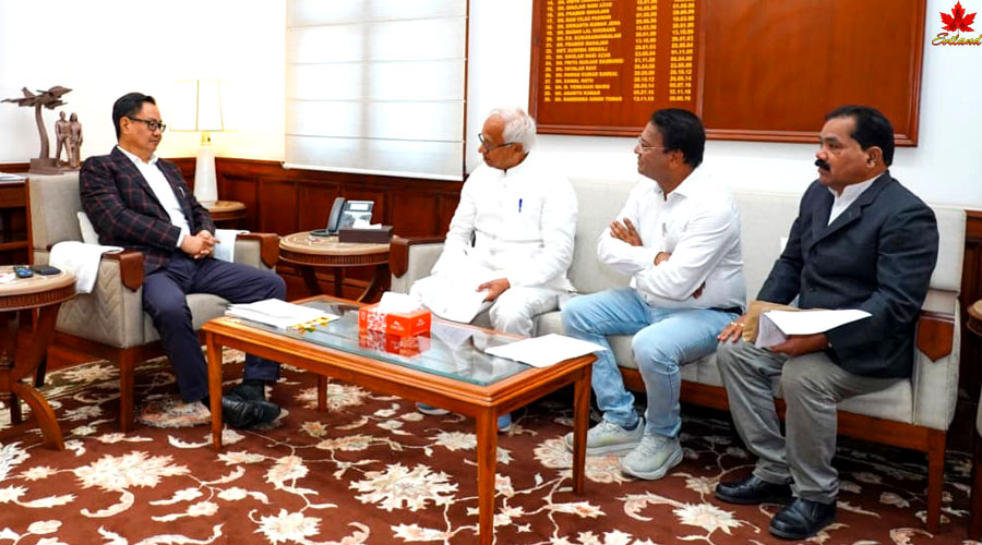 Bishnu With Kiran Rejiju