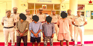 पहाड़गांव पुलिस ने जोड़ाकलां में मेथामफेटामाइन जब्त किया, चार गिरफ्तार PS Pahargaon Arrested NDPS