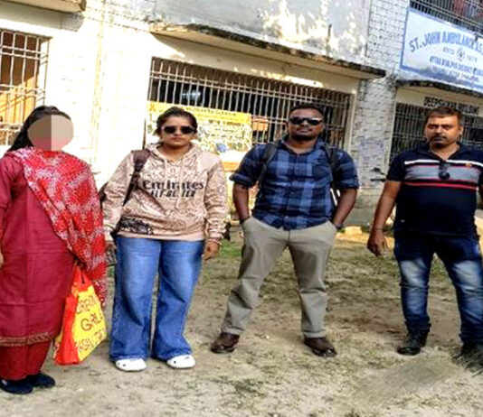 पुलिस स्टेशन पहाड़गांव ने पश्चिम बंगाल से लापता नाबालिग लड़की को सफलतापूर्वक बचाया Police Rescue The Girl