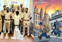 कदमताला पुलिस ने चोरी का मामला सुलझाया, आरोपी गिरफ्तार, बड़ी मात्रा में सामान बरामद Kadamtala Police