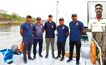 मायाबंदर के पास समन्वित समुद्री बचाव अभियान Helli Rescue