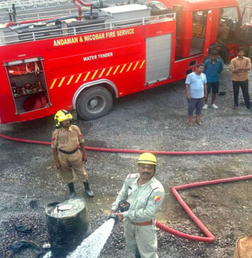 बाराटांग में फायर सर्विस की तेज़ और हिम्मत भरी कार्रवाई से बड़ा नुकसान टल गया Baratang Fire