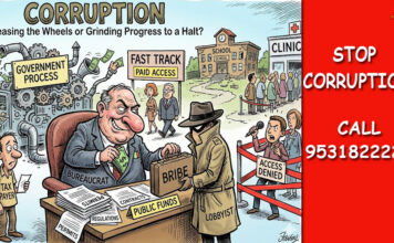 рднреНрд░рд╖реНрдЯрд╛рдЪрд╛рд░-рд░реЛрдзреА рдЗрдХрд╛рдИ рдиреЗ рд╕рдорд░реНрдкрд┐рдд рд╣реЗрд▓реНрдкрд▓рд╛рдЗрди рдирдВрдмрд░ рдЬрд╛рд░реА рдХрд┐рдпрд╛ред Corruption Help Line