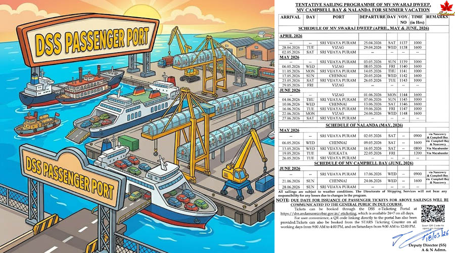 DSS Ship Schedule