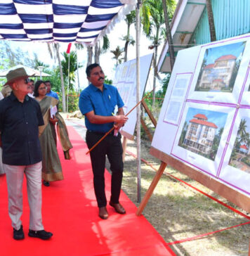 माननीय उपराज्यपाल ने मरीन हिल सर्किट हाउस परियोजना के प्रस्तावित पुनर्विकास का स्थल-निरीक्षण किया। LG Visit Marine Hill