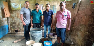 रंगत पुलिस ने शक्तिगढ़ में अवैध शराब बनाने वाली यूनिट का भंडाफोड़ किया Awaidh Sharab Jabt