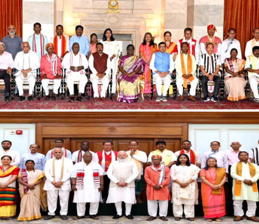 जनजाति सुरक्षा मंच के प्रतिनिधि मंडल ने प्रधानमंत्री श्री नरेंद्र मोदी जी और महामहिम राष्ट्रपति महोदया श्रीमती द्रौपदी मुर्मू जी से भेंट की Janjati Meet Pradhan Mantri