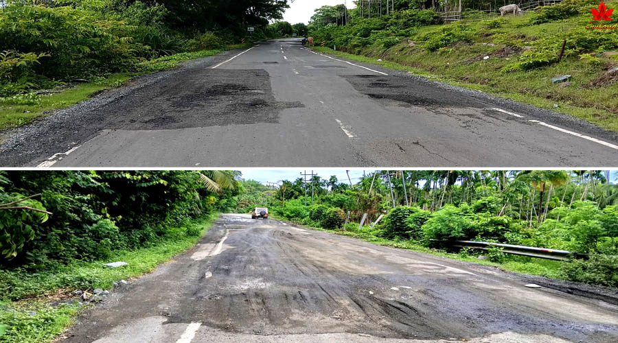 Panchawati Road damage