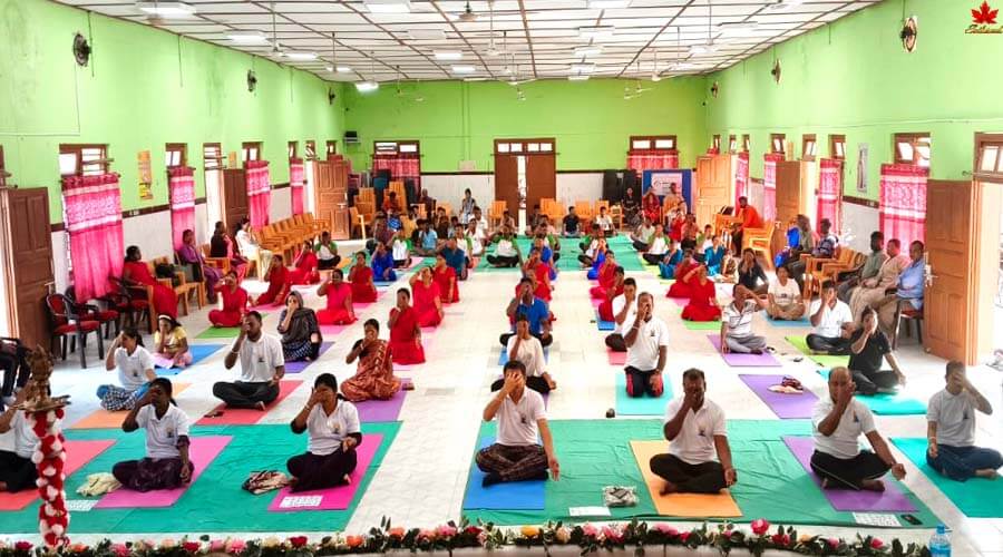 12 International Yoga Day At Rangat