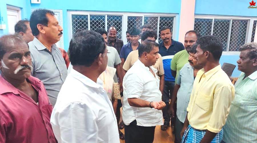 TSG Bhaskar Meet Fishermen