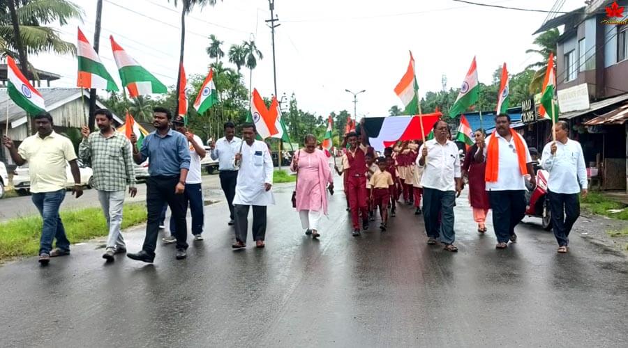 Tiranga Yatra At Harinagar