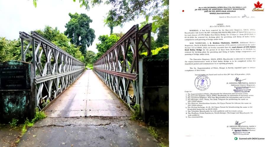 CFO Nallah Steel Bridge